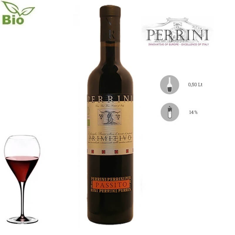 Perrini Primitivo Passito 0,50 Cl Puglia IGP