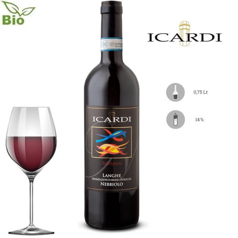 Icardi Vini BIO Langhe DOC Nebbiolo 'Surisjvan' 2023