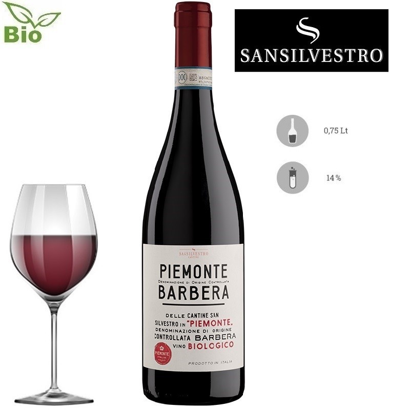 Barbera Piemonte DOC 2022 - Cantine San Silvestro