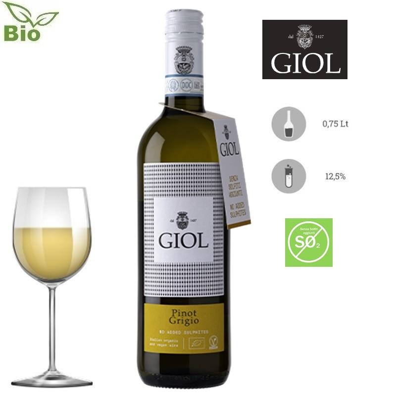 Pinot Grigio Senza Solfiti DOC delle Venezie 2024 - Tenuta Giol Pinot Grigio Senza Solfiti DOC delle Venezie 2024 - Tenuta Giol
