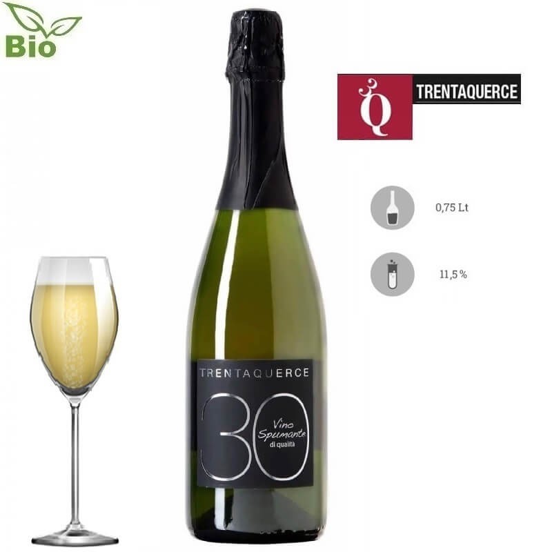 Spumante Metodo Classico Extra Brut Bio TRENTAQUERCE Spumante Metodo Classico Extra Brut Bio TRENTAQUERCE